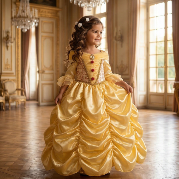 Beauty Enchanted Rose Gown