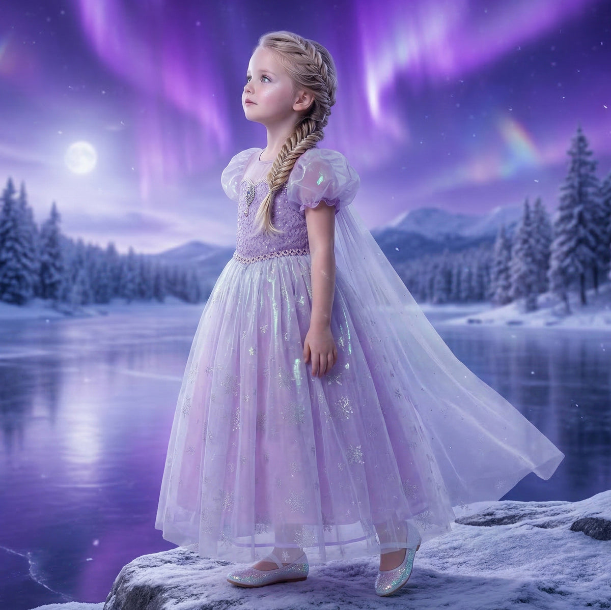 Ice Queen Northern Lights Gown