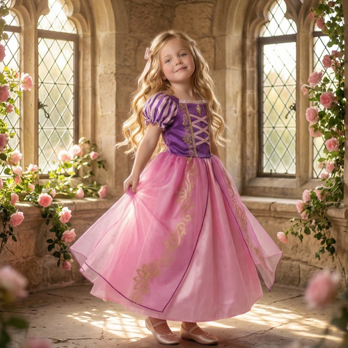Rapunzel Golden Tower Princess Gown