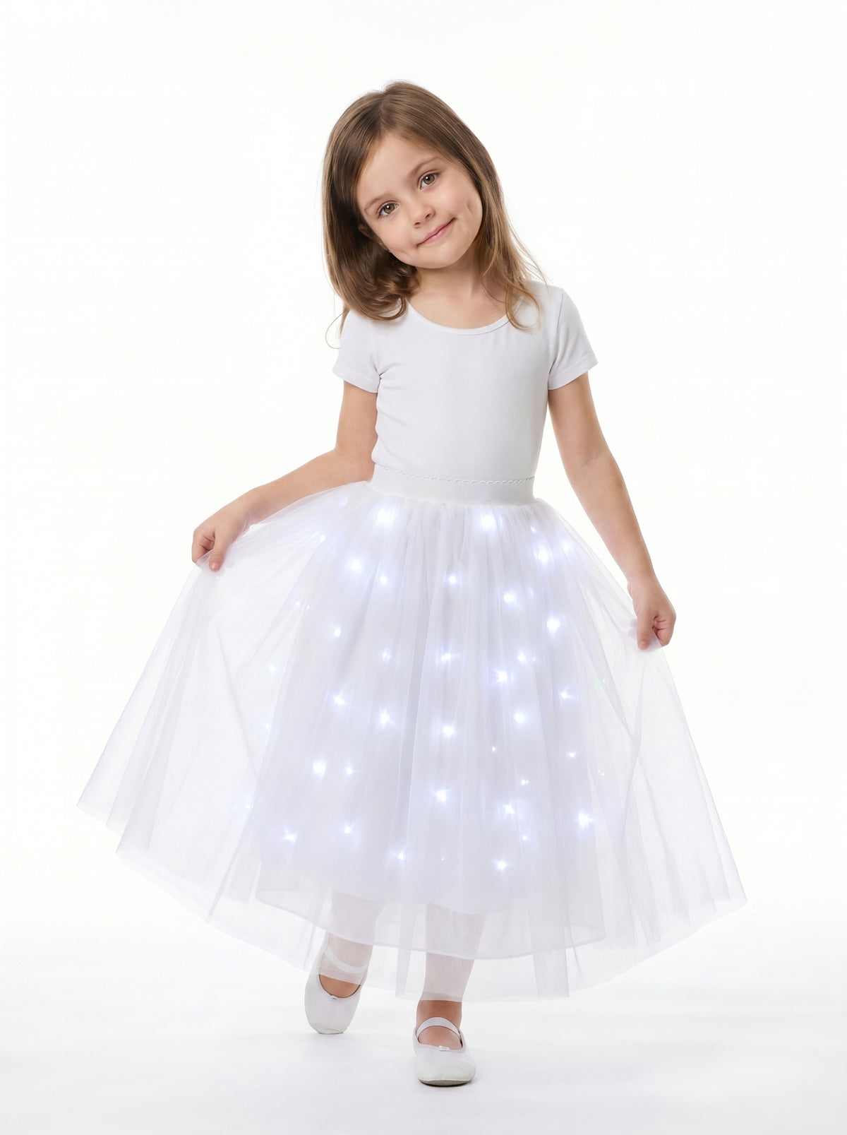 White Light-Up Petticoat