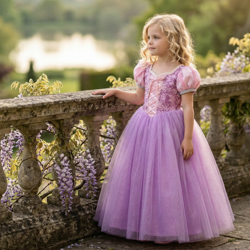 Rapunzel Lavender Tower Princess Gown