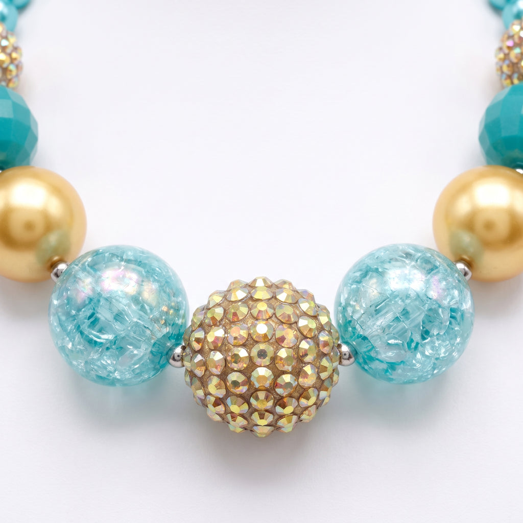 Crackle and pave beads