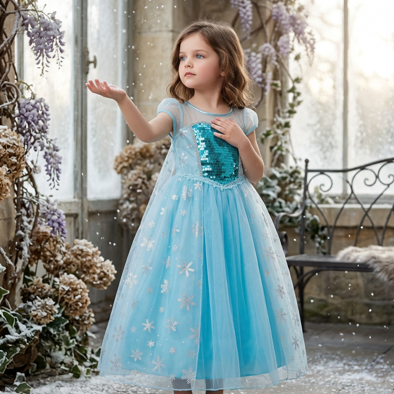 Ice Queen Snowfall Gown