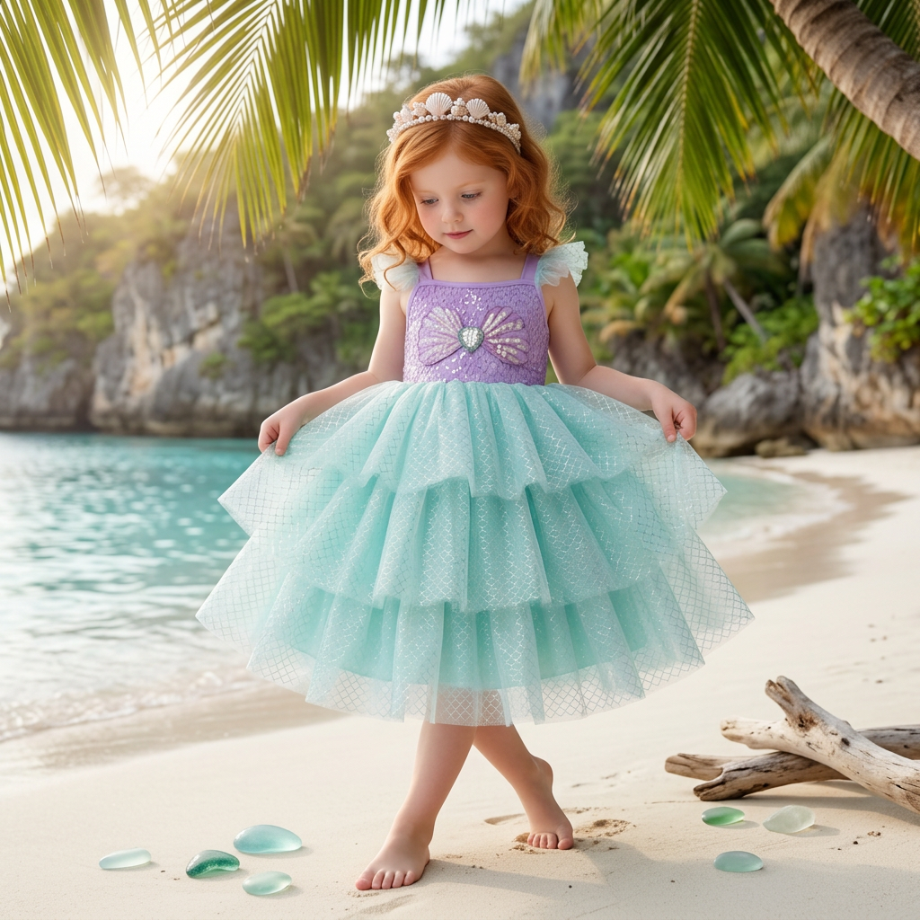 Little Mermaid Coral Cove Gown