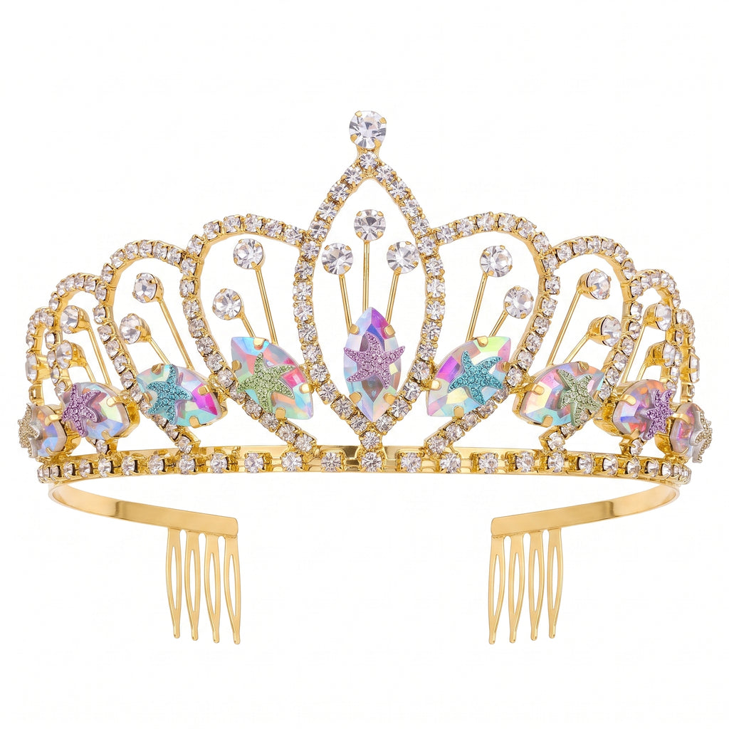 Starfish jeweled tiara