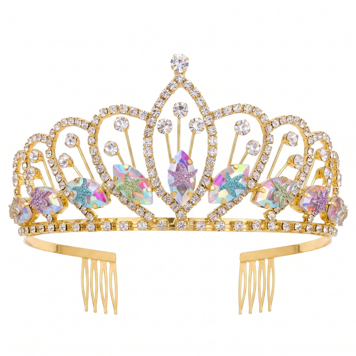 Starfish jeweled tiara