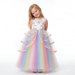 Rainbow Unicorn Ribbon Gown
