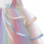 Rainbow Unicorn Ribbon Gown