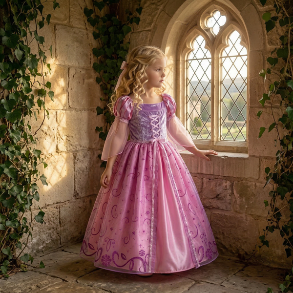 Rapunzel Velvet Tower Princess Gown
