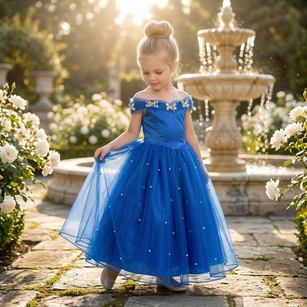 Cinderella Crystal Butterfly Ball Gown
