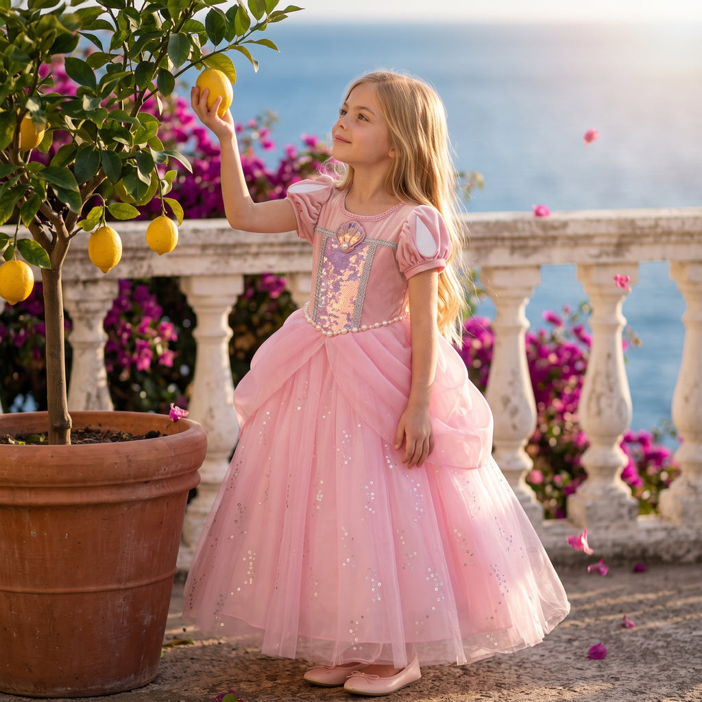 Pink Mermaid Gown — mermaid gown 12 lemons editorial