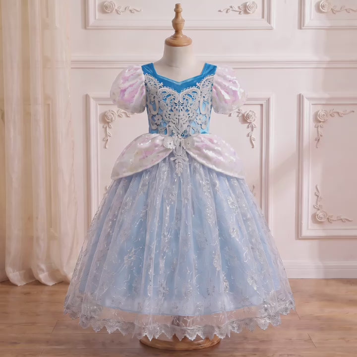 Cinderella Midnight Ball Gown 360-degree view on a mannequin