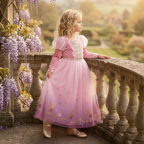 Rapunzel Pink Tower Princess Gown