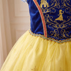 Snow White Glitter Dress — close up of braid waist