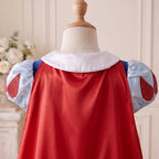 Snow White Glitter Dress — close up of cape