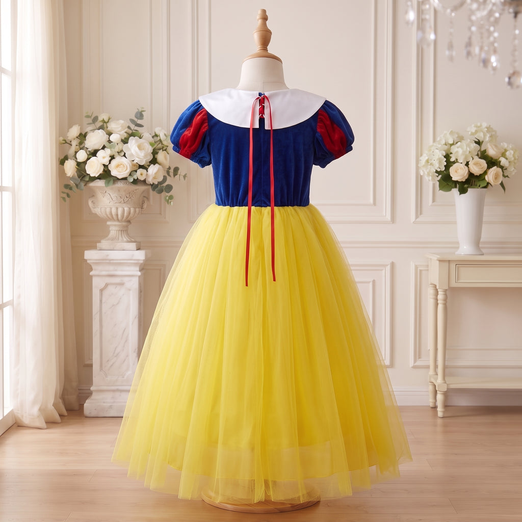 Snow White Tulle Dress — back display without cape