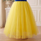 Snow White Tulle Dress — close up of skirt